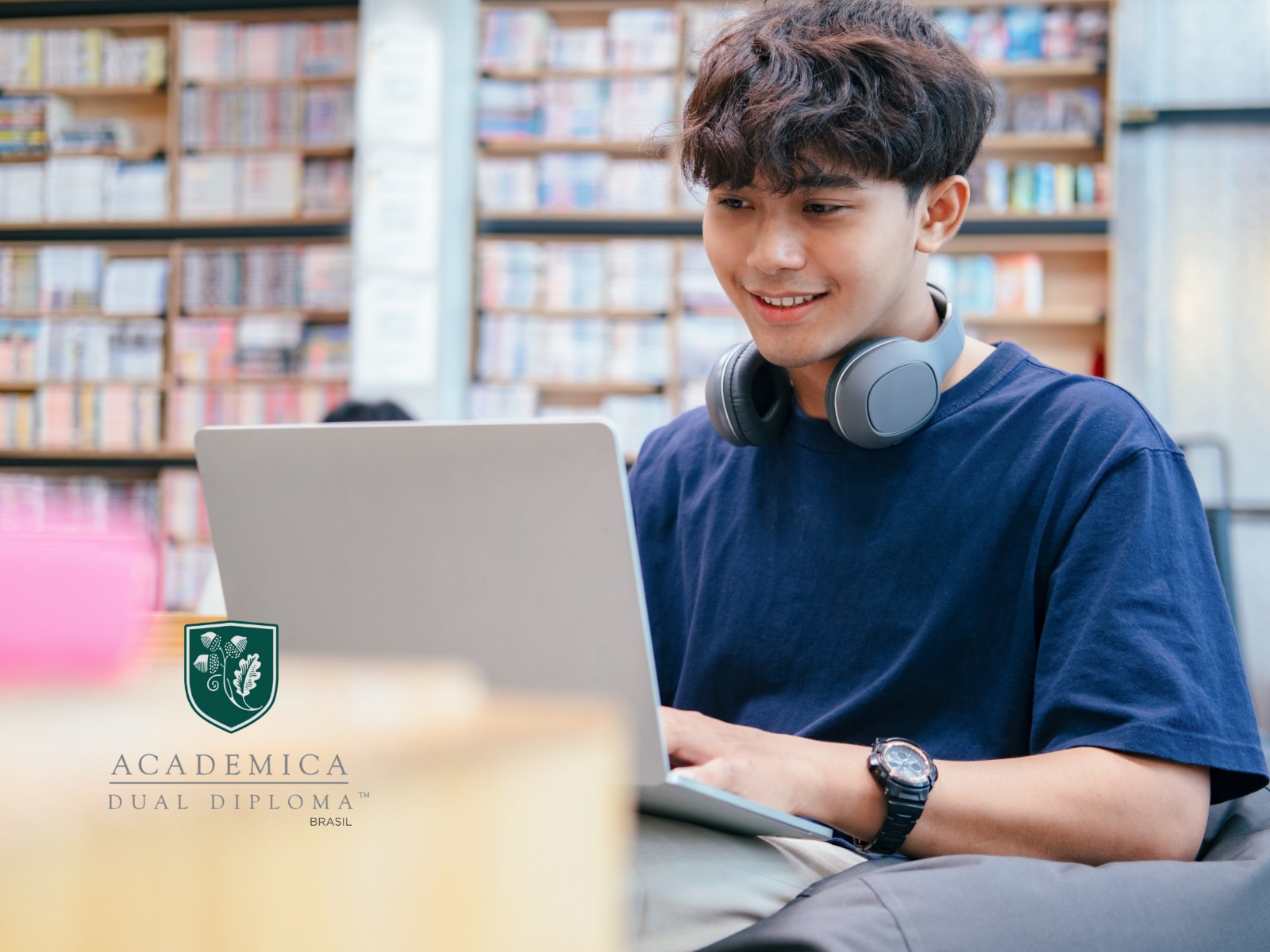 Acompanhamento com professor americano